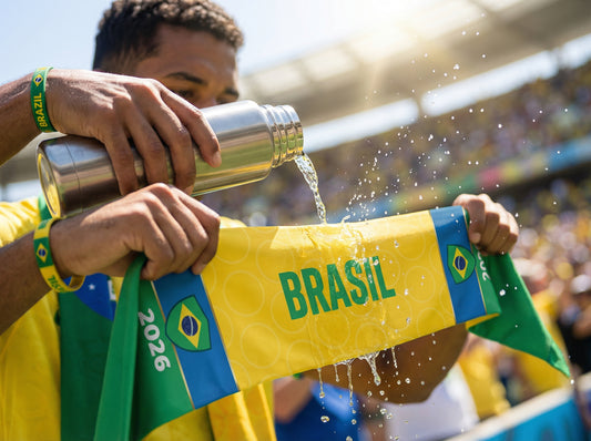 Brasil Football Team Cooling Towel & Sports Scarf