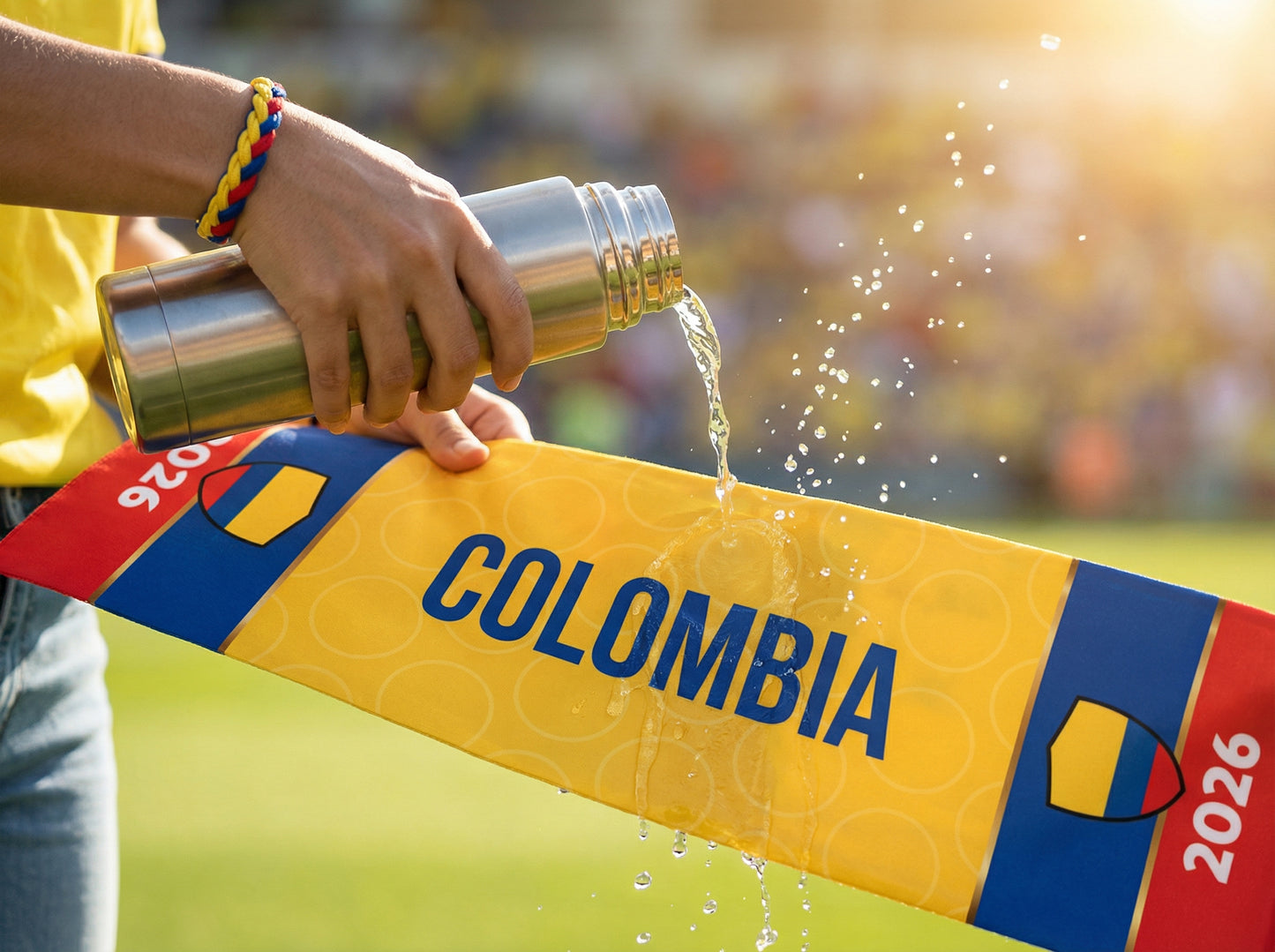 Colombia Football Team Cooling Towel & Sports Scarf