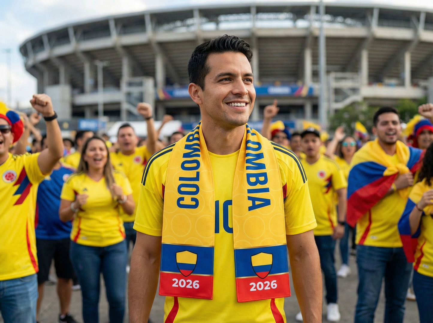 Colombia Football Team Cooling Towel & Sports Scarf