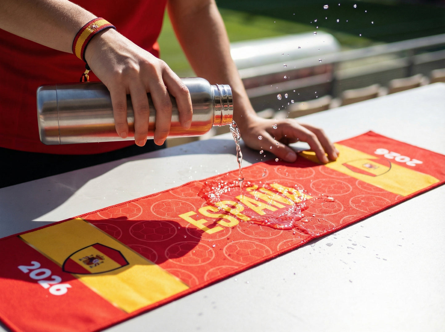 Spain Football Team Cooling Towel & Sports Scarf