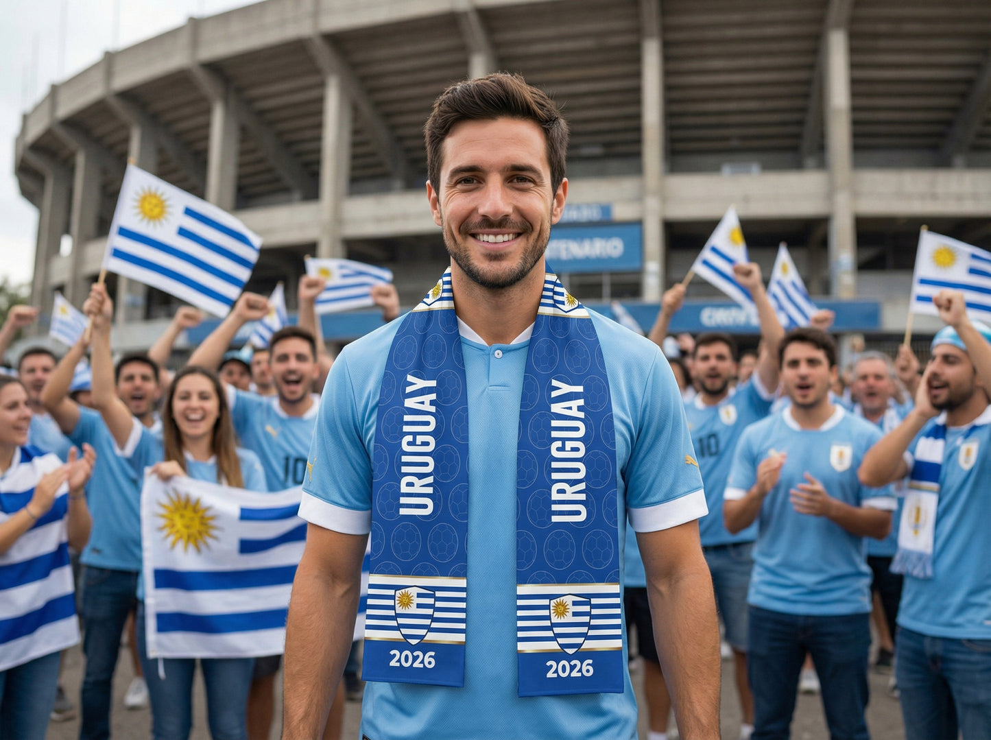 Uruguay Football Team Cooling Towel & Sports Scarf