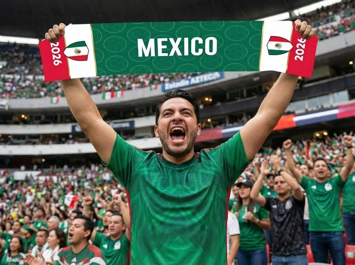 Mexico Football Team Cooling Towel & Sports Scarf