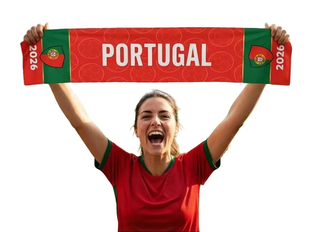 Portugal Football Team Cooling Towel & Sports Scarf