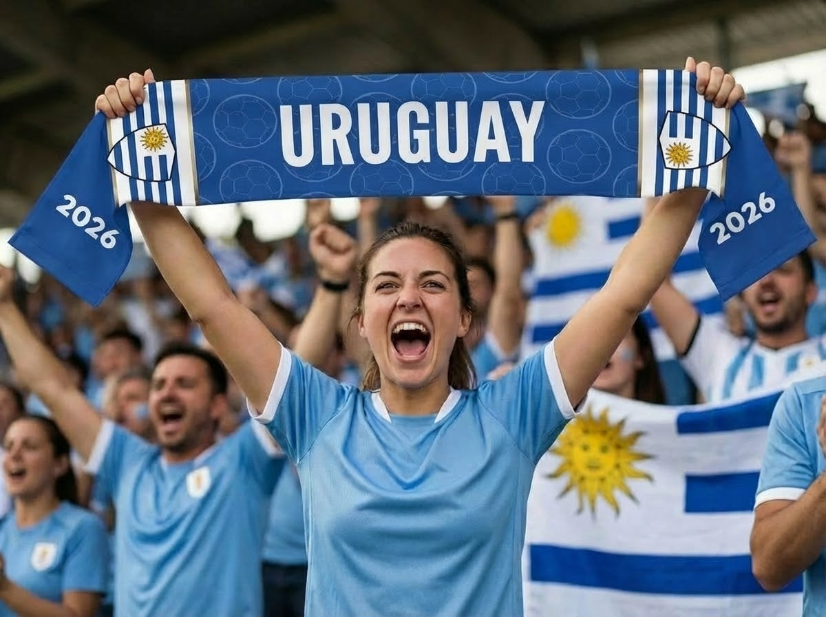 Uruguay Football Team Cooling Towel & Sports Scarf